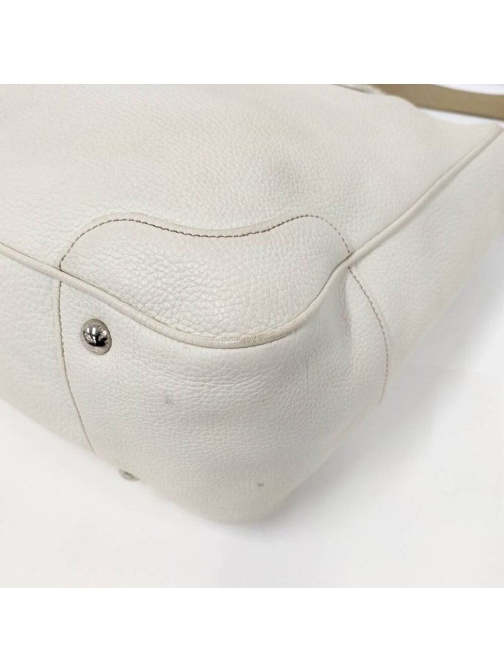 Prada 2-Way Tote Leather White - Picture 3 of 10